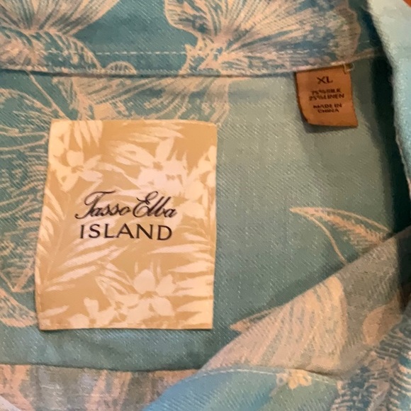 Tasso Elba Island shirt.  Size XL - Picture 4 of 6